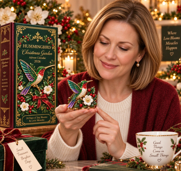 24 Days of Joy in Bloom — Hummingbird Christmas Garden Advent Calendar 2026