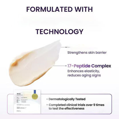 Advanced Anti-Aging Probiotic Facial Night Cream with 17-Peptide Complex for Wrinkles on Face and Neck Nourishing Hydrating Skin Repair Firming Smooth