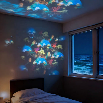 Christmas Projection Night Light, LED Holiday Projector Light Transform Room for Xmas Decoration