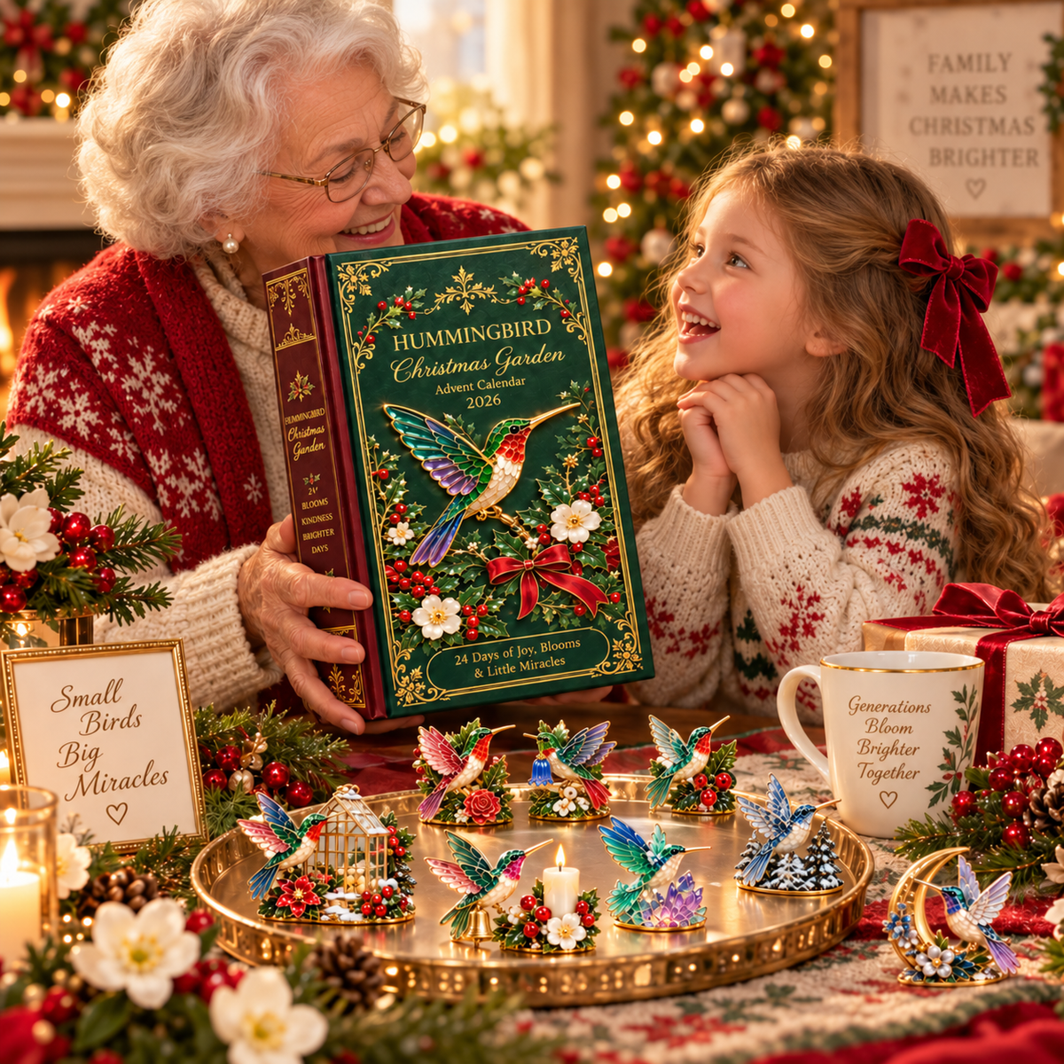 24 Days of Joy in Bloom — Hummingbird Christmas Garden Advent Calendar 2026